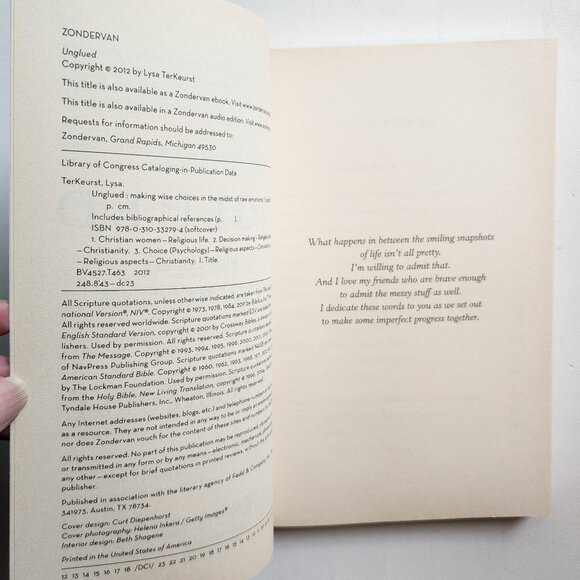Unglued: Making Wise Choices in the Midst of Raw Emotions by Lysa TerKeurst - Picture 2 of 6
